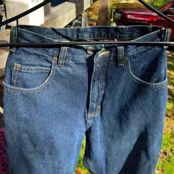 Field Tested Guide Gear Womens Flannel Lined NWOT Denim Jeans Sz 10 Warm Outdoor - Picture 2 of 5